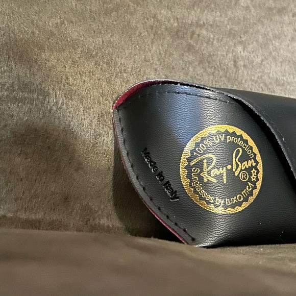 honey brown polorised ray ban sun glasses - Picture 6 of 11